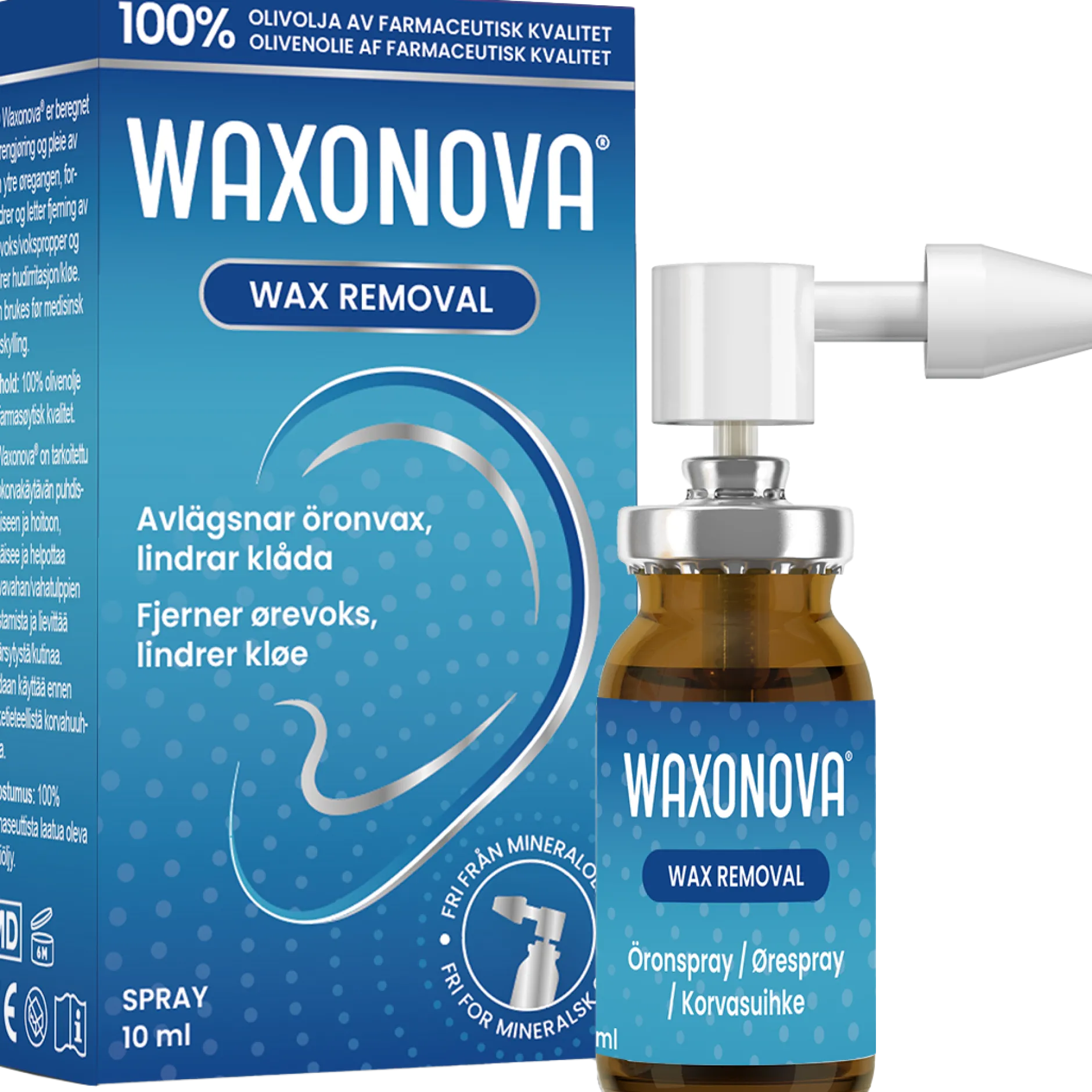Waxonova Wax Removal Öronspray 10ml