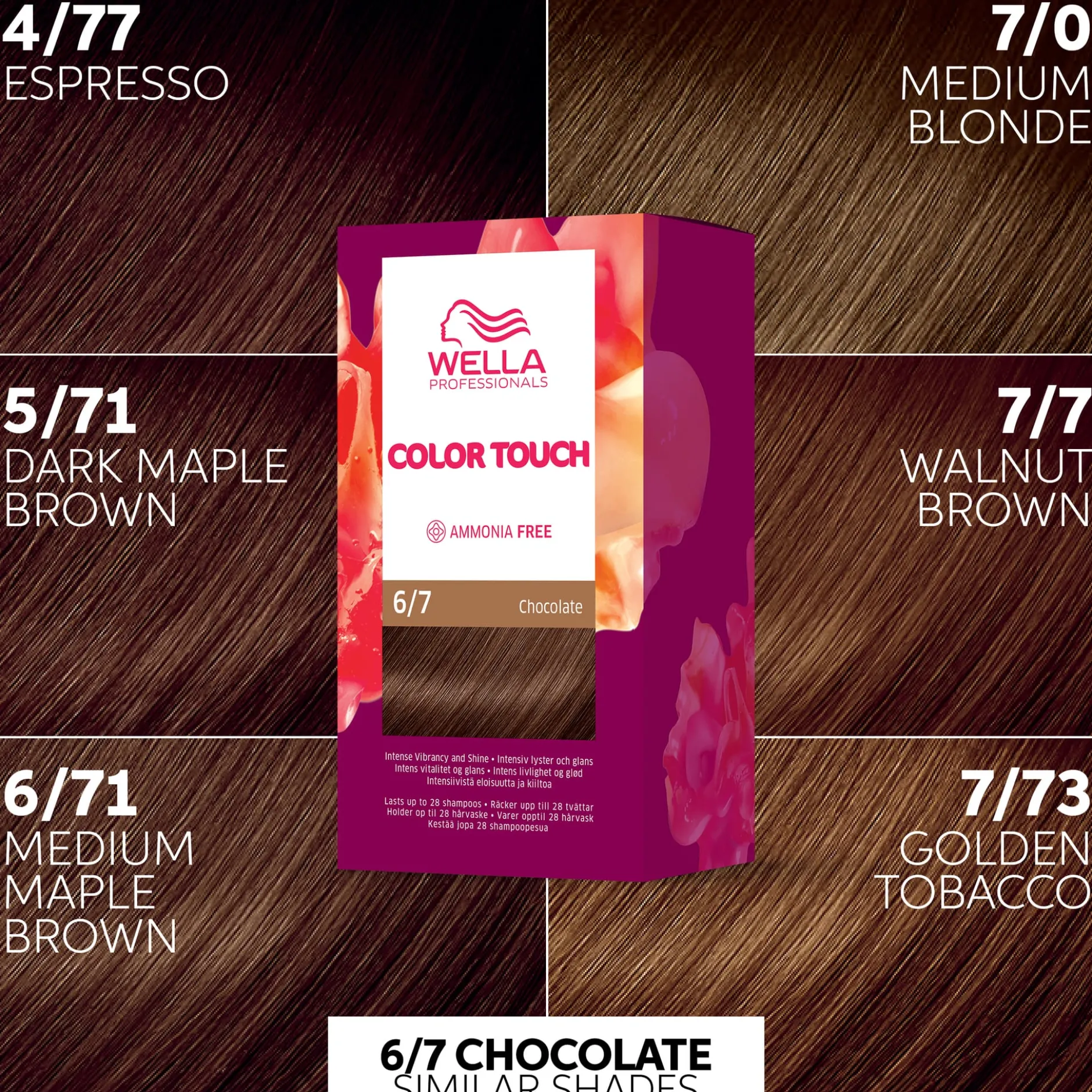 Wella Professionals Color Touch Deep Brown Chocolate 6/7 130 ml