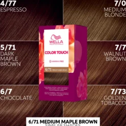 Wella Professionals Color Touch Deep Brown Medium Maple Brown 6/71 130 ml