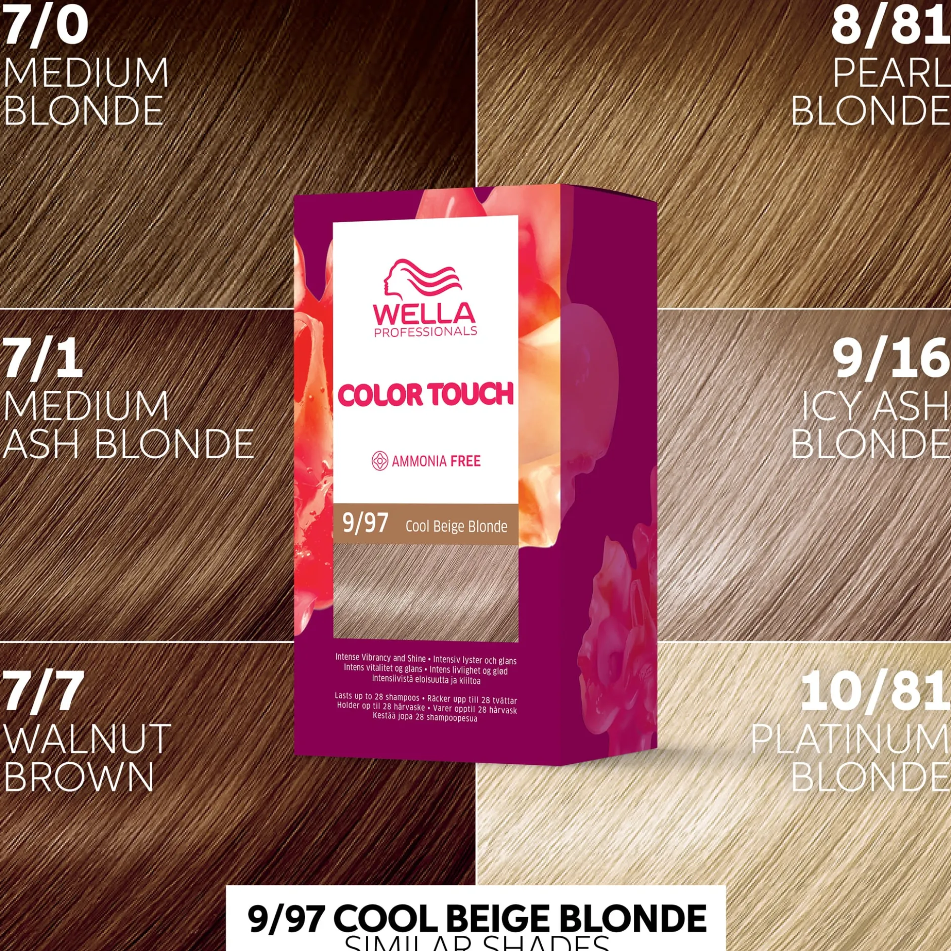 Wella Professionals Color Touch Rich Natural Cool Beige Blonde 9/97 130 ml