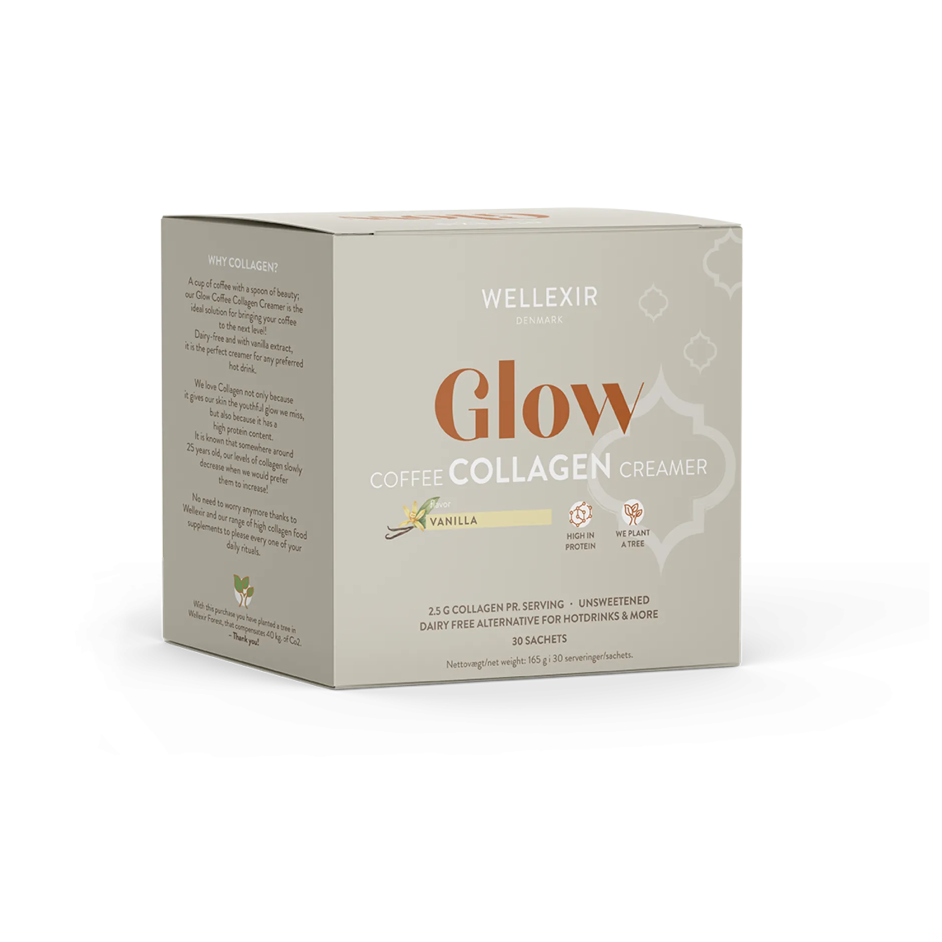 Wellexir Glow Coffee Creamer Vanilla 30x6 g