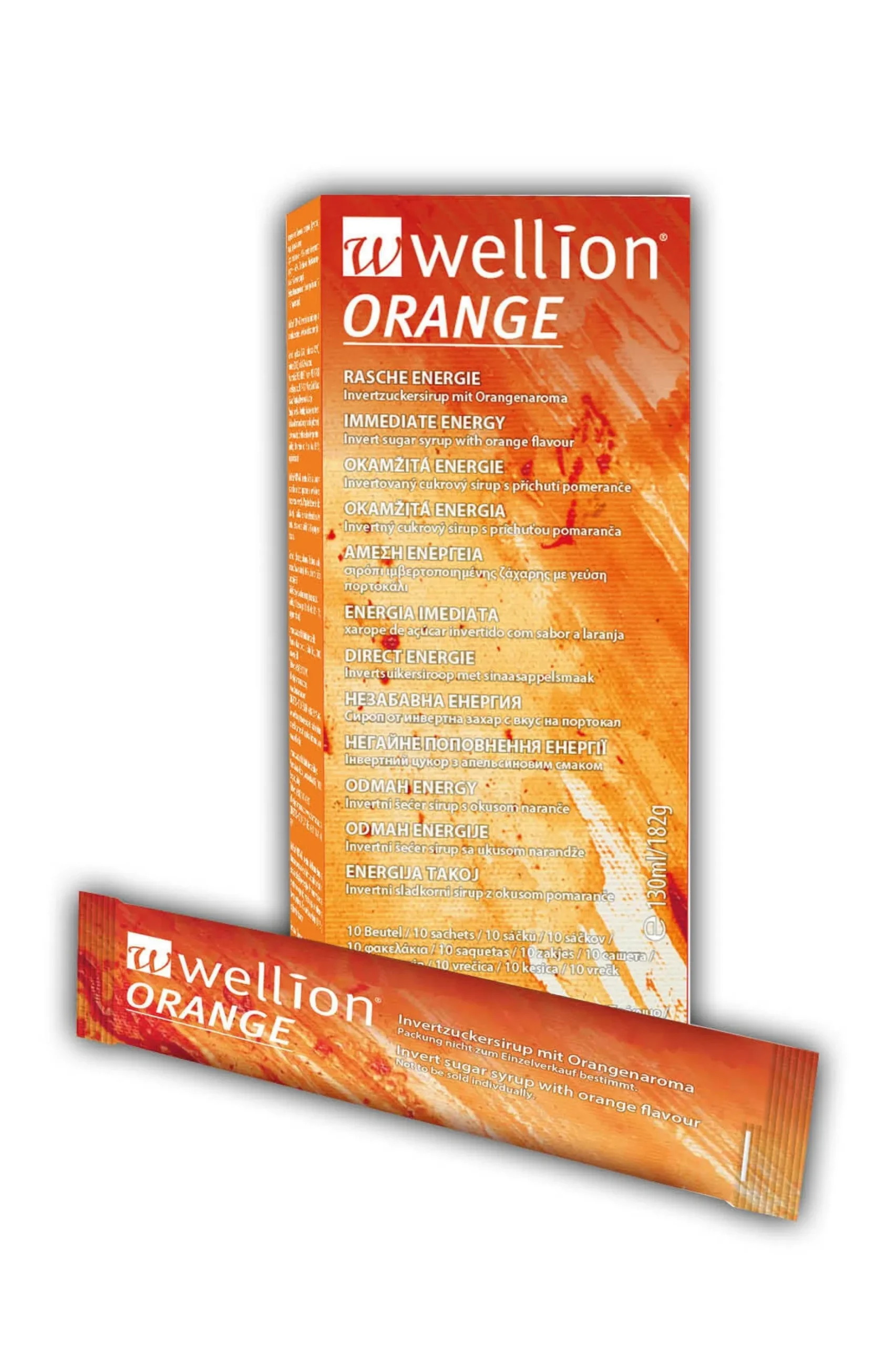 Wellion ORANGE Inverterad Sockersirap 10 st