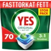 Yes Original All In One Maskindiskmedel, 70 Diskmaskintabletter