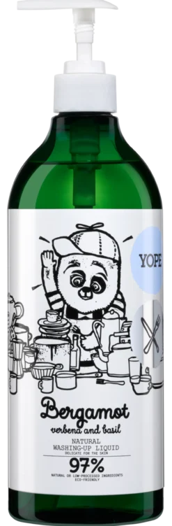 YOPE Natural Washing-Up Liquid Bergamot & Basil 750 ml