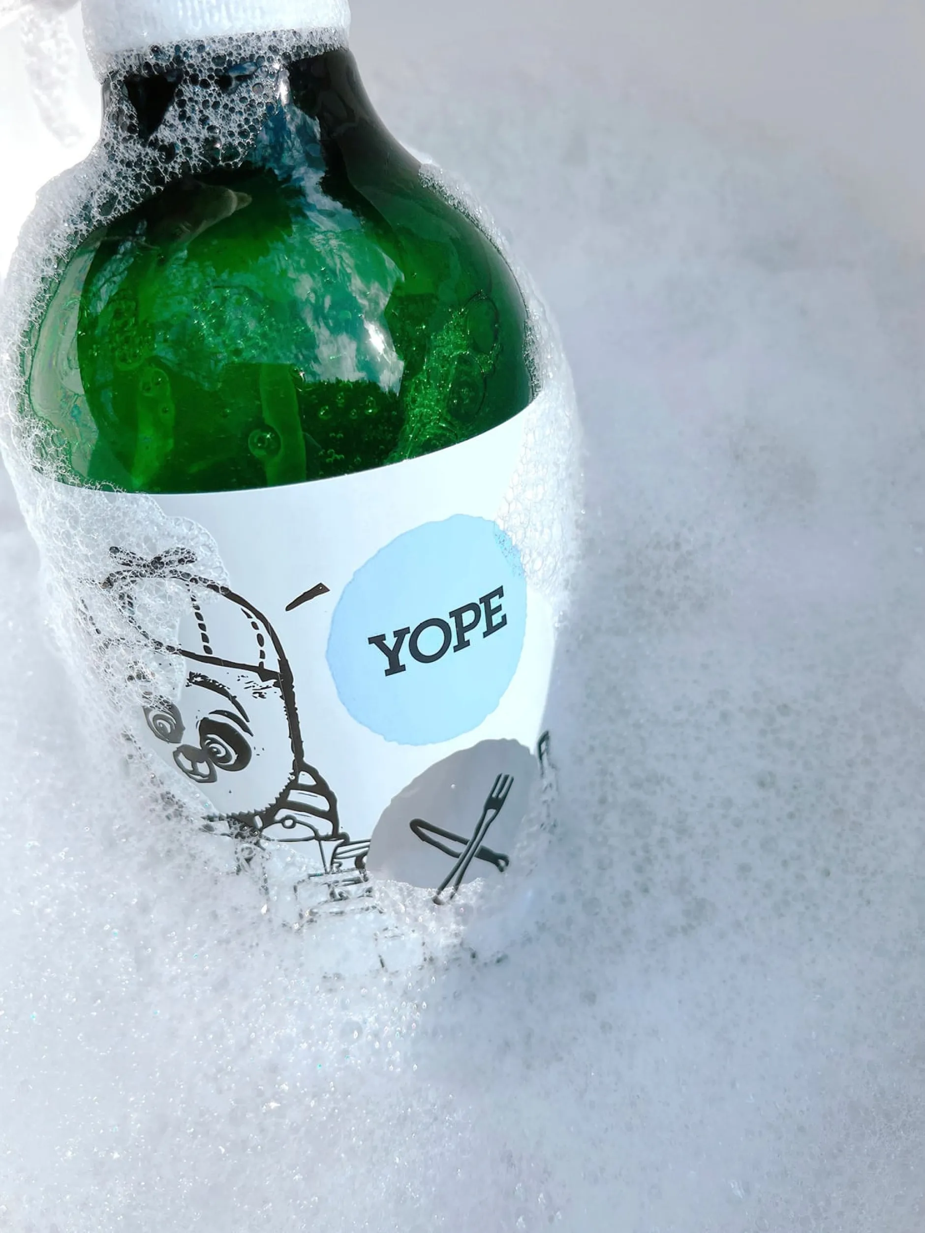 YOPE Natural Washing-Up Liquid Bergamot & Basil 750 ml