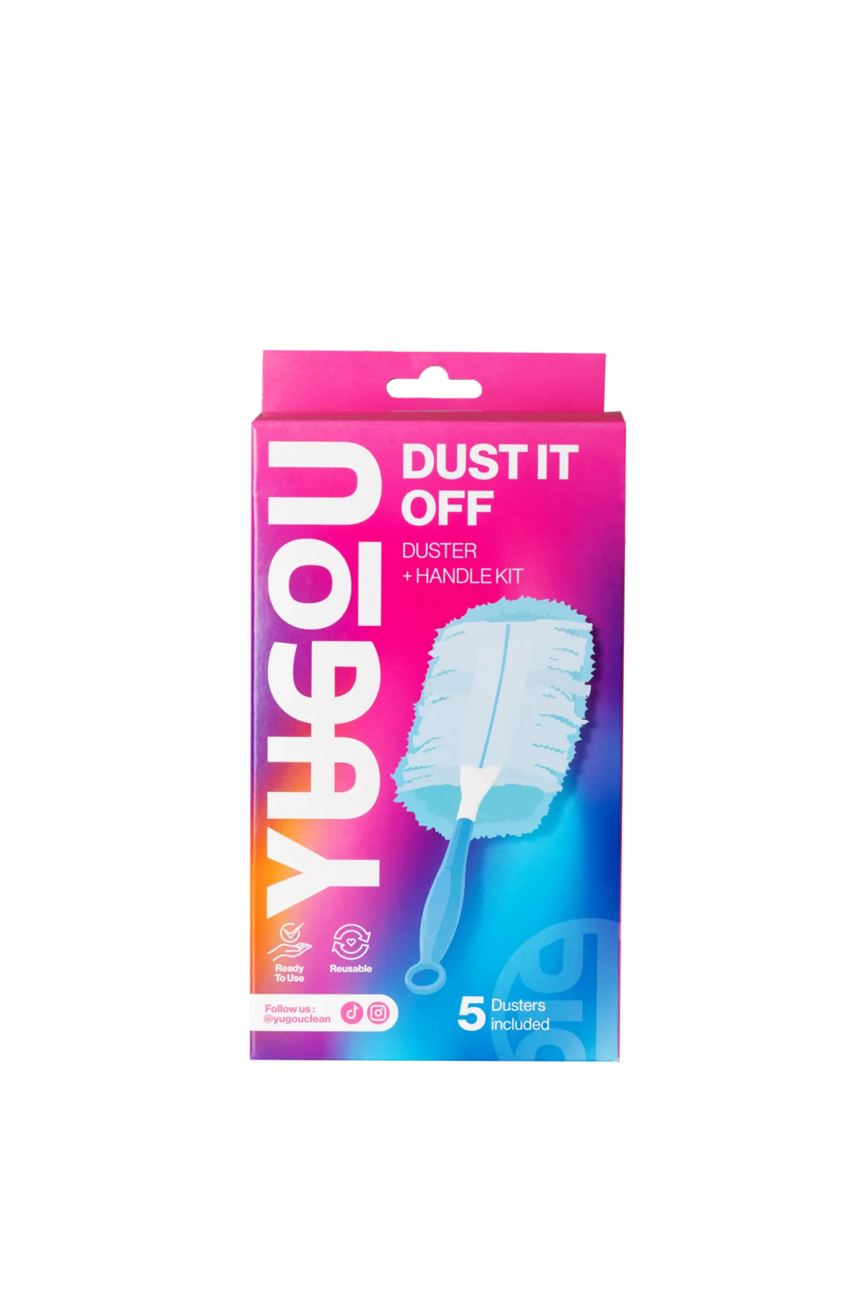 YUGOU DUST IT OFF Duster & Handle Kit 1 handle + 5 dusters st