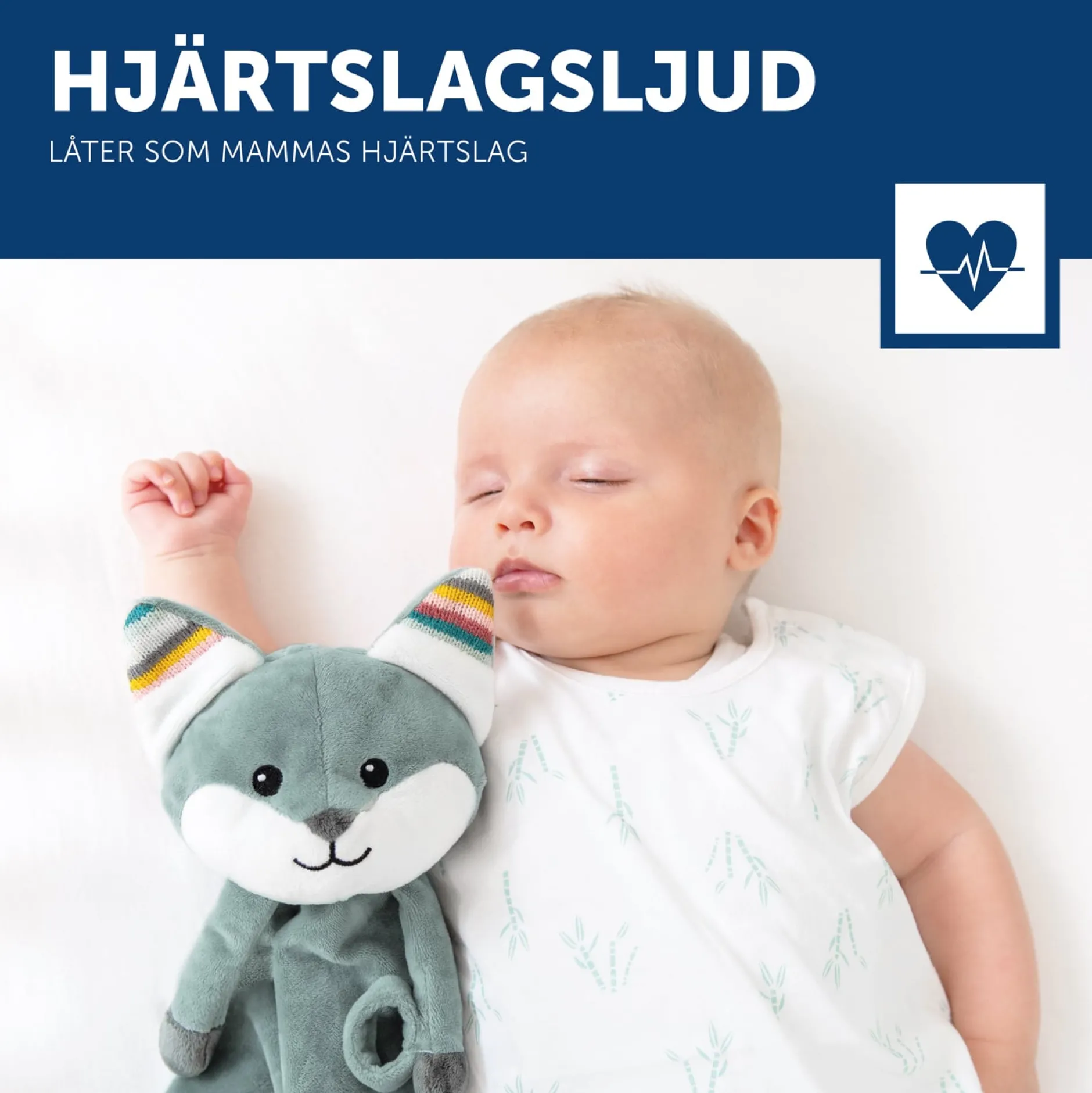 Zazu Snuttefilt & Speldosa Räven Felix 1 st