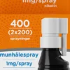 Zonnic Pepparmint Munhålespray 1 mg/spray 2 x 200 doser