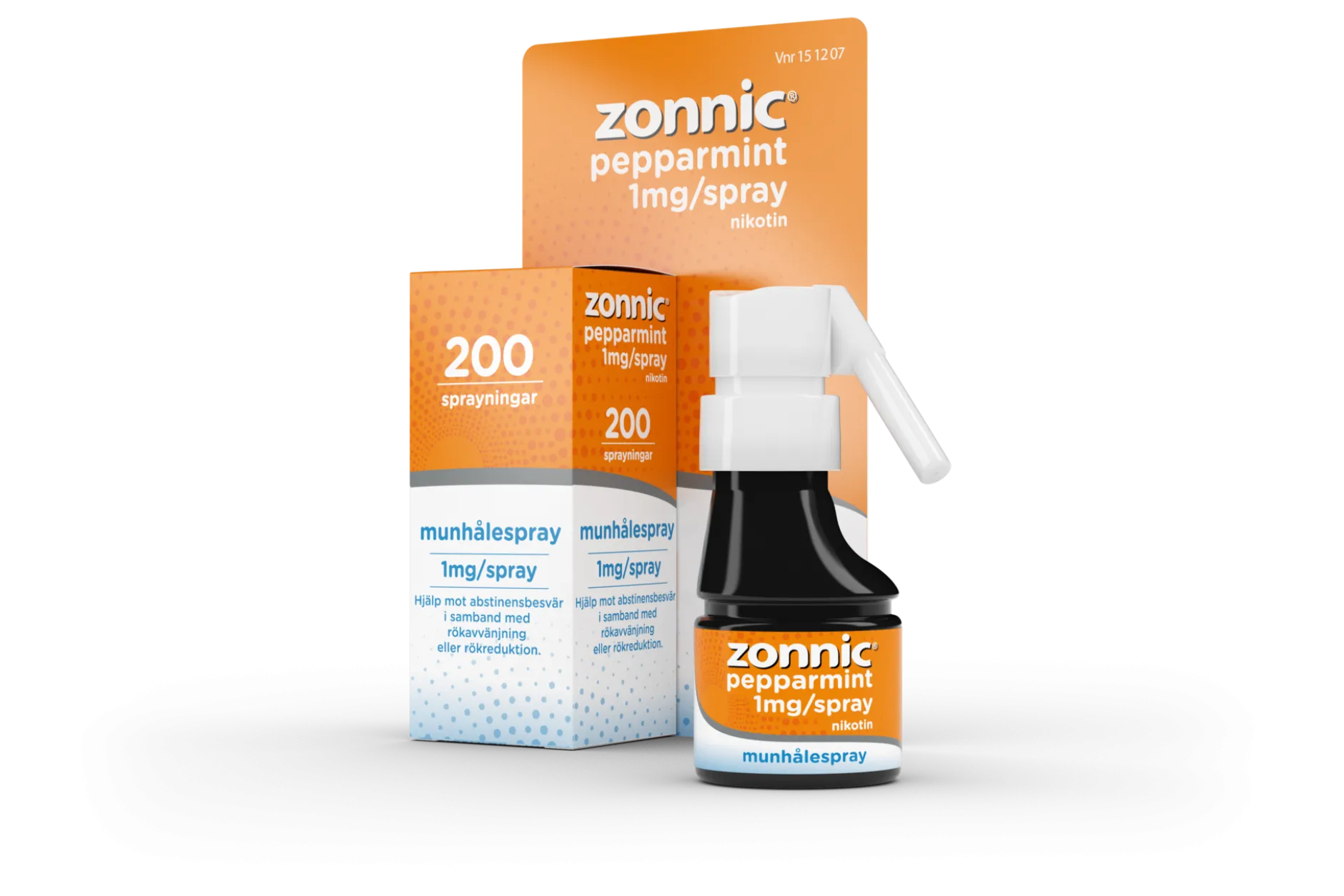 Zonnic Pepparmint Munhålespray 1 mg/spray 200 doser
