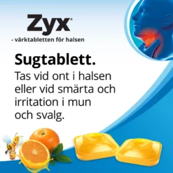 Zyx Apelsin/Honung 3mg 20 Sugtabletter