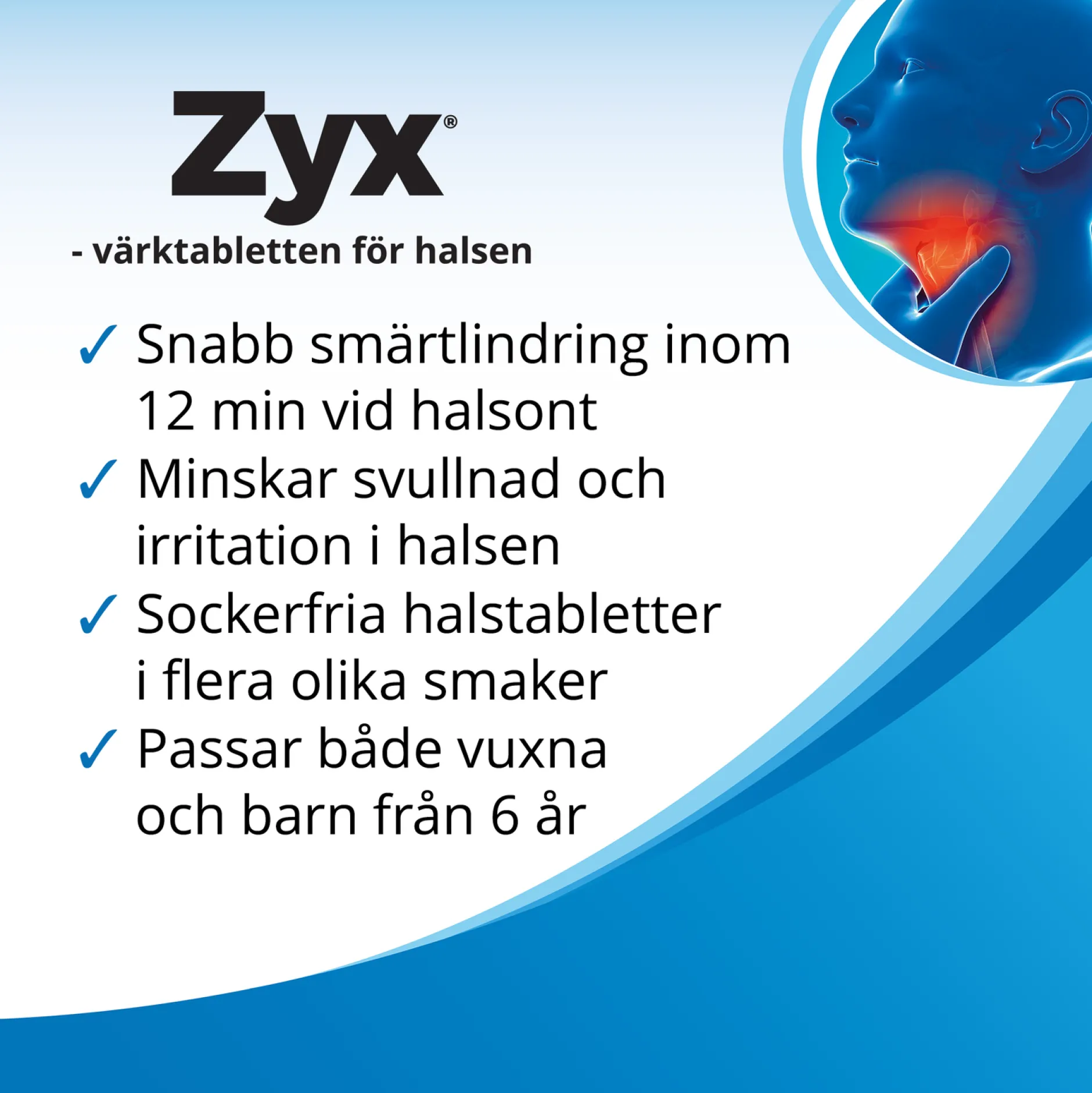 Zyx Citron 3mg 20 Sugtabletter