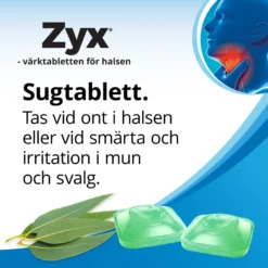 Zyx Eukalyptus 3 mg 20 sugtabletter